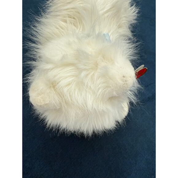 Ty Vintage Sugar White Fluffy Cat Realistic Plush‎ 2002 Long Hair Blue Eyes 12" - Picture 4 of 9